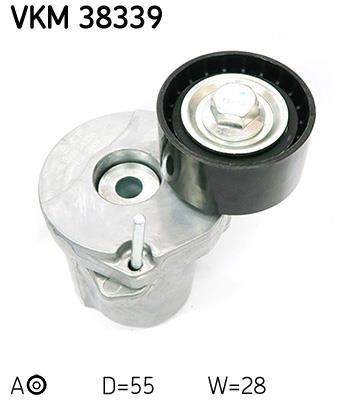 Galet tendeur de courroie d'accessoire SKF ref. VKM 38339